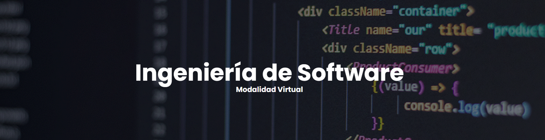 Ingeniería de Software Modalidad Virtual