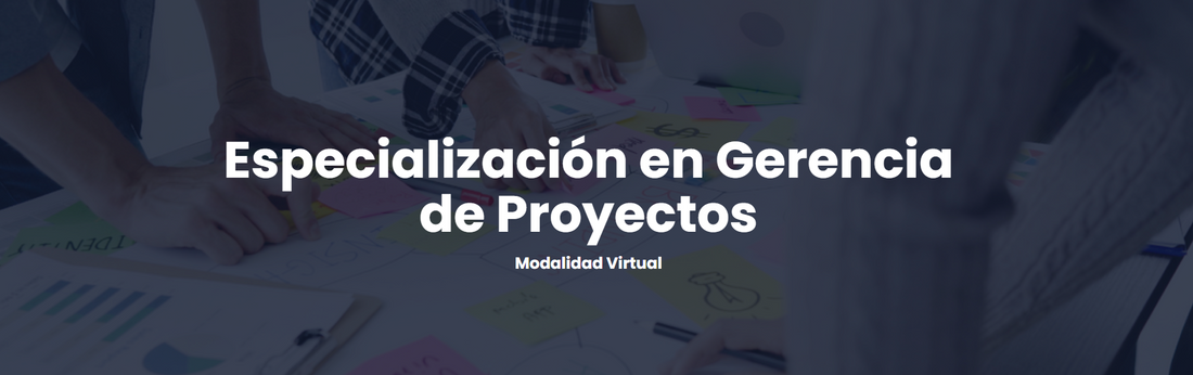 Especialización en Gerencia de Proyectos Modalidad Virtual